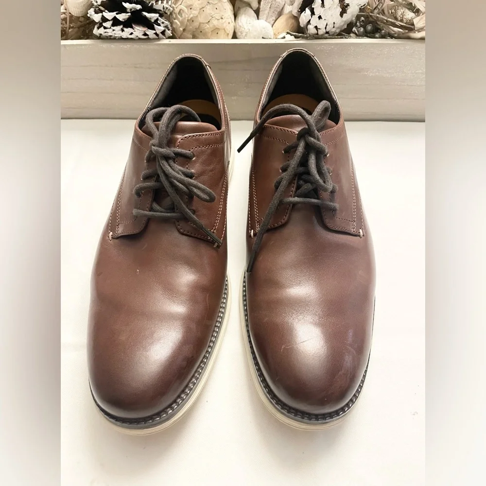 Cole Haan Originalgrand Clouldfeel Energy Meridian Oxford Chestnut Shoes Size 12